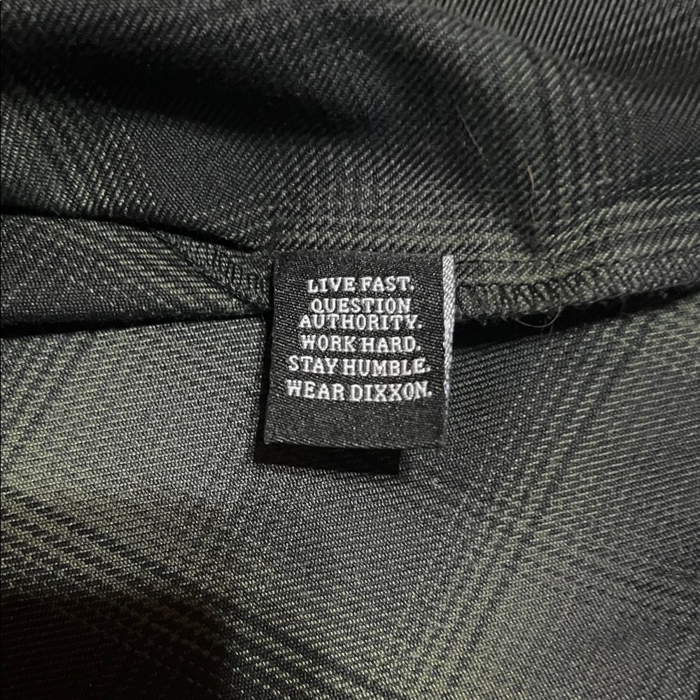 DIXXON Black Plaid Dress Shirt - Picture 8 of 10